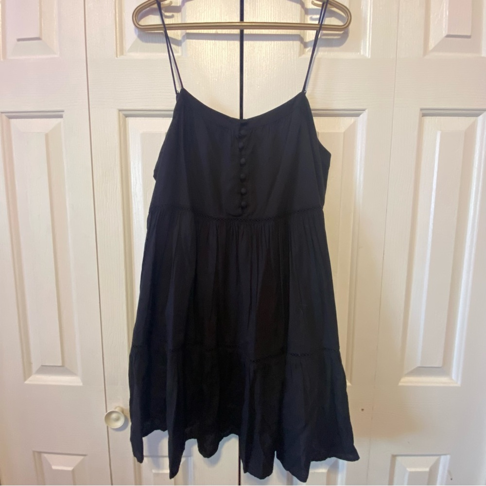Urban Outfitters Black skater style dress size large